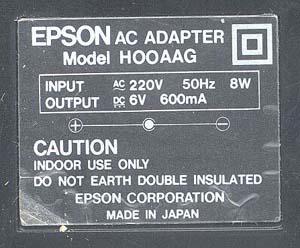 type plate