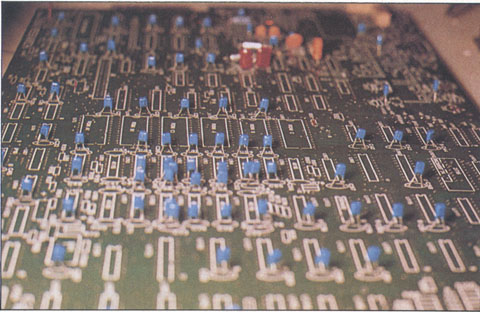 Installation of capacitors