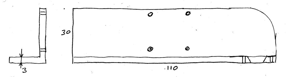 drawing of laser measurement profile